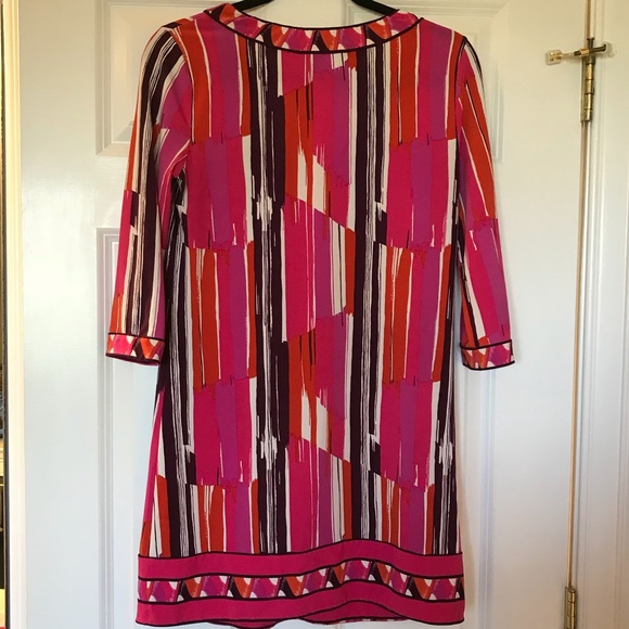 BCBG MAXARIA V Neck Pullover City Dress - Picture 2 of 5